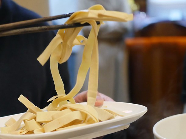 fresh bean curd at shu xiangge chinatown