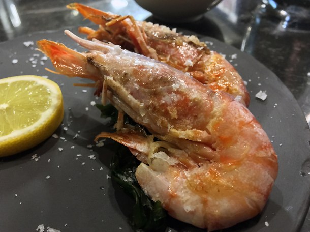 prawns at sabor