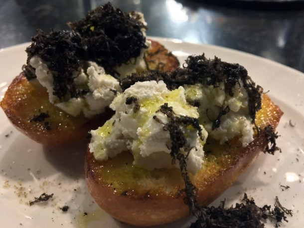 truffle and ricotta brioche at sabor
