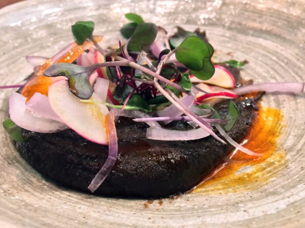 fermented soya bean relish at lahpet shoreditch