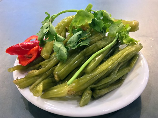 pickled morning glory at mrs le's
