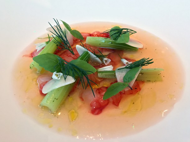 red prawns at hide ground