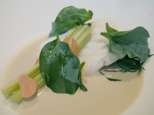 steamed turbot at hide ground