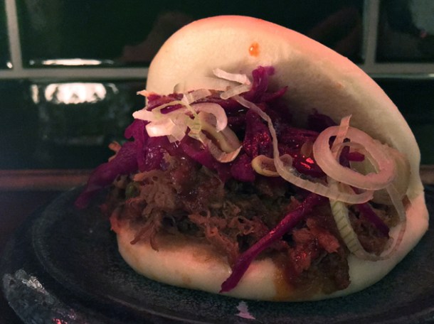three cups chicken gua bao at daddy bao