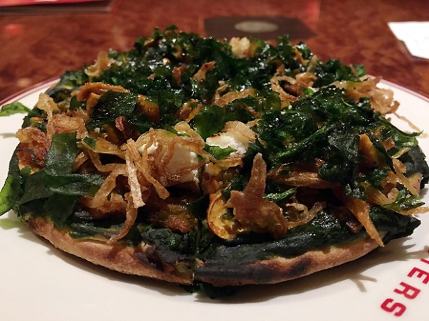 mushroom meti malai naan at brigadiers