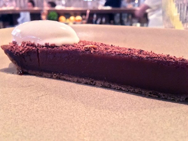 salted caramel and sherry tart at st leonards