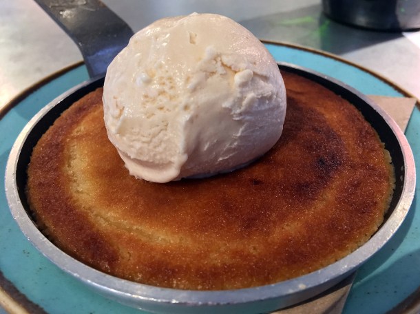 nutella cookie with peanut butter ice cream at temper covent garden