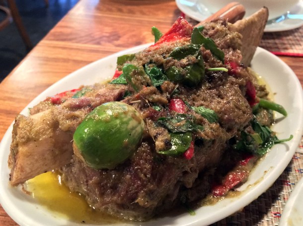 beef Jacob's Ladder curry special at singburi