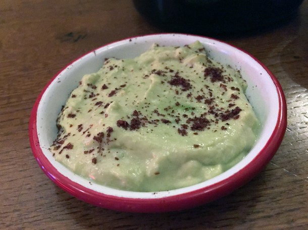 avocado tahini at bababoom islington