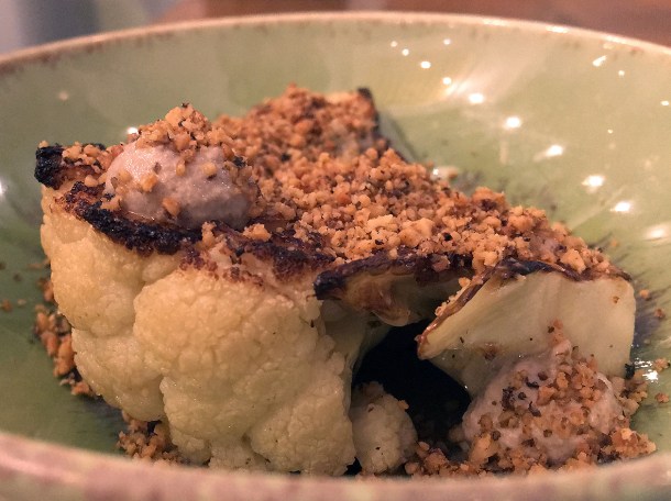 confit cauliflower at 1251 islington