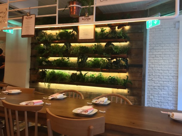 interior red farm covent garden
