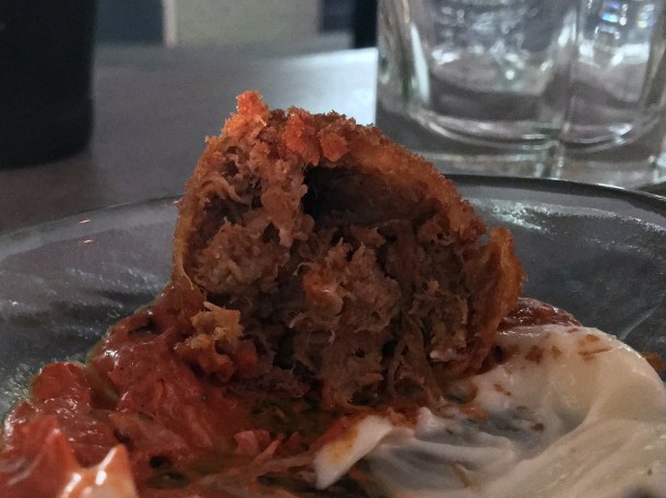 doner croquette at maison bab