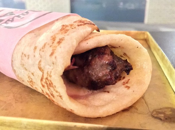 lamb kofte kebab at maison bab
