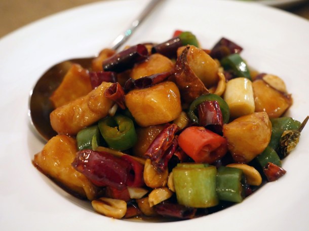 three chilli chicken at red farm london