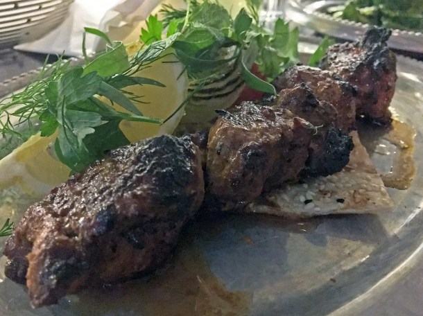 lamb kebab at berenjak