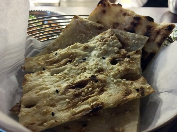 sangak flatbread at berenjak