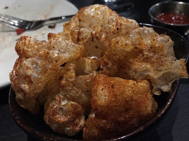 pork crackling at burger and beyond