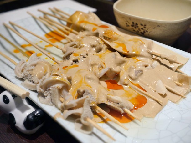 tripe and tofu-skewers-at Murger Hanhan