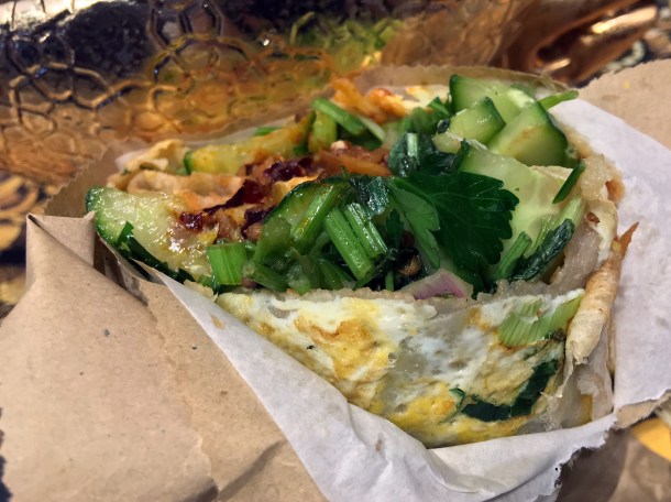 vegetable jianbing from Pleasant Lady soho