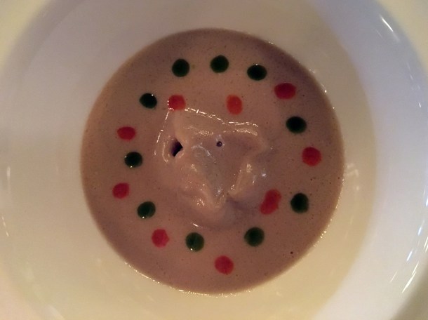 beef manti amuse bouche at yeni
