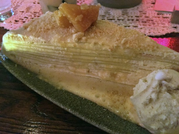 pineapple millecrepe at bao and bing