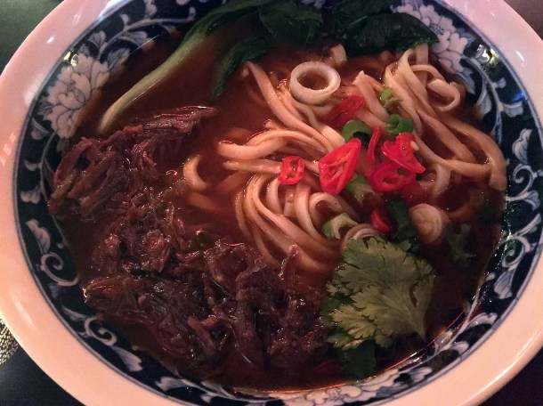 taiwanese beef noodle soup at bao and bing