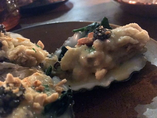 copyrighted photo of fried oysters at Barullo London