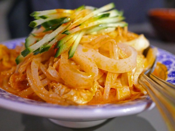 liangpi noodles at Master Wei outdoors