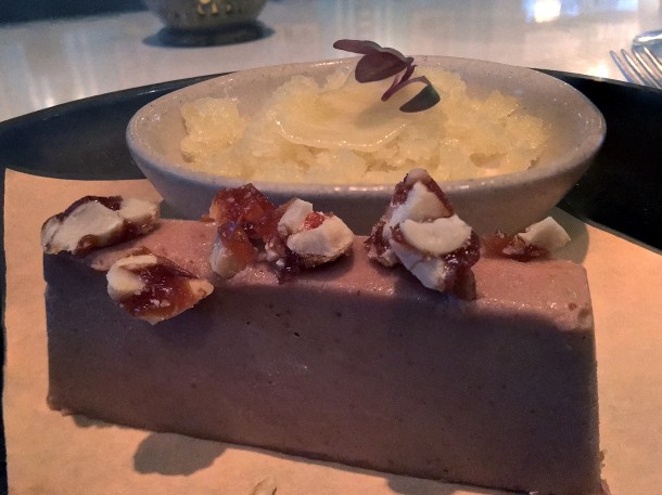 illustrative photo of the peanut butter parfait with kheer and pineapple gola tasting menu dessert at kanishka