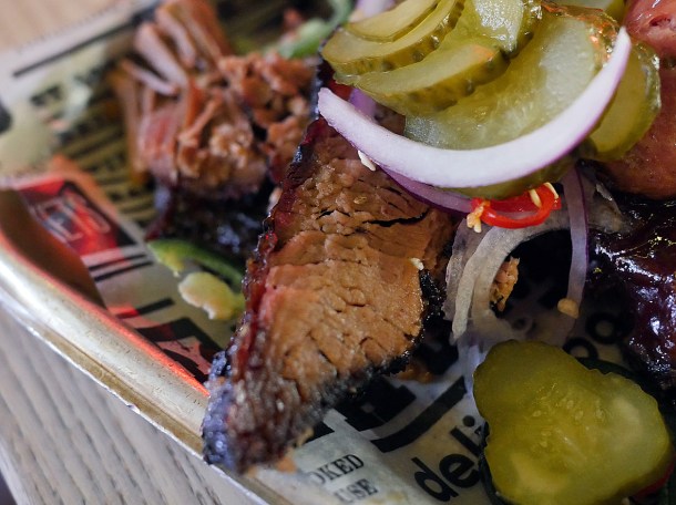 illustrative photo of the beef brisket at Red's True Barbecue Manchester
