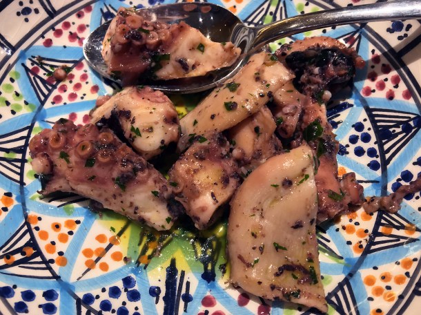 illustrative photo of the octopus salad at Pescheria Assunta