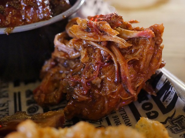 illustrative photo of the pulled pork at Red's True BBQ Manchester