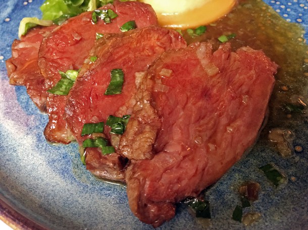 illustrative photo of the sirloin steak at Myrtle