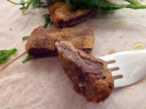 illustrative photo of the beef milanese from La Cotoletta at Mercato Metropolitano Southwark