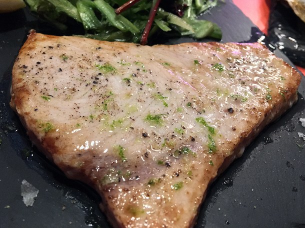 illustrative photo of the grilled swordfish from Fish Lab-James Knight of Mayfair at Mercato Metropolitano