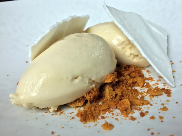 illustrative photo of the honeycomb ice cream at Wild Honey St James