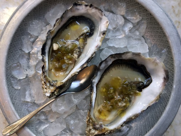 illustrative photo of the oysters at Flor