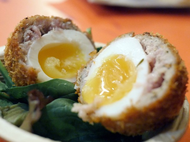illustrative photo of the scotch egg from Roast To Go at Mercato Metropolitano Southwark