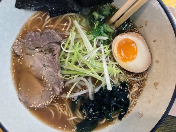 illustrative photo of the shoyu ramen from Juzu at Mercato Metropolitano