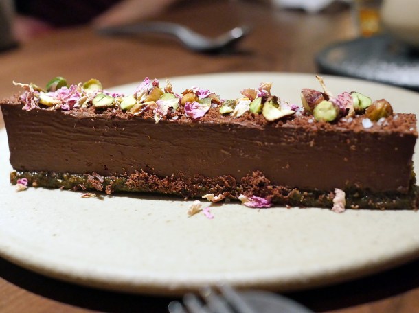 illustrative photo of the chocolate and roses at Nutshell Covent Garden