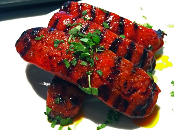 illustrative photo of the chorizo from Casa do Frango at Arcade Food Theatre