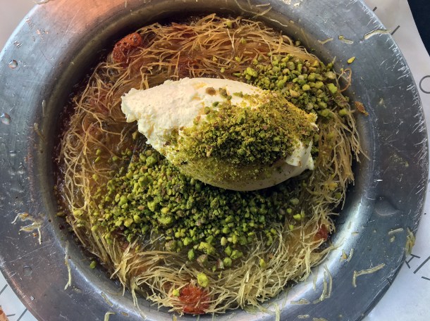 illustrative photo of the kunefe from Oklava at Arcade Food Theatre Centre Point