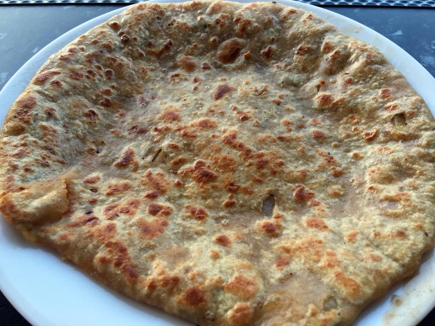 illustrative photo of the aloo paratha at Danfe