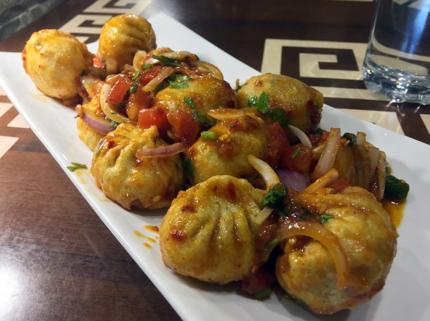 illustrative photo of the mutton sadekho momos at Maya DD's