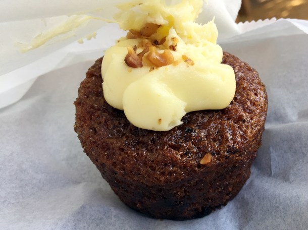 illustrative photo of the carrot cake from Gentlemen Baristas at Flat Iron Square