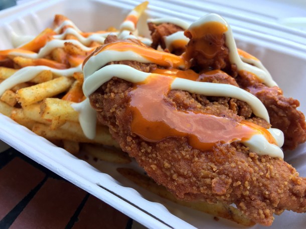 illustrative photo of the fried chicken from Mother Clucker at Flat Iron Square