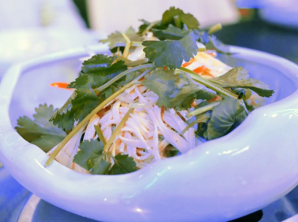 illustrative photo of the shredded tofu at Seveni