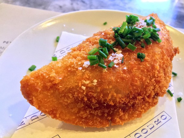 illustrative photo of the crab rissoles at Bar Douro