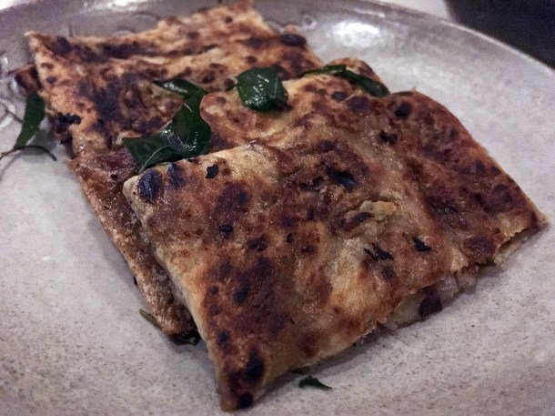 illustrative photo of the date and pistachio roti at Paradise Soho