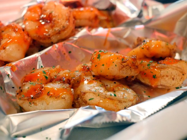 illustrative photo of the prawns at Trap Kitchen Balham